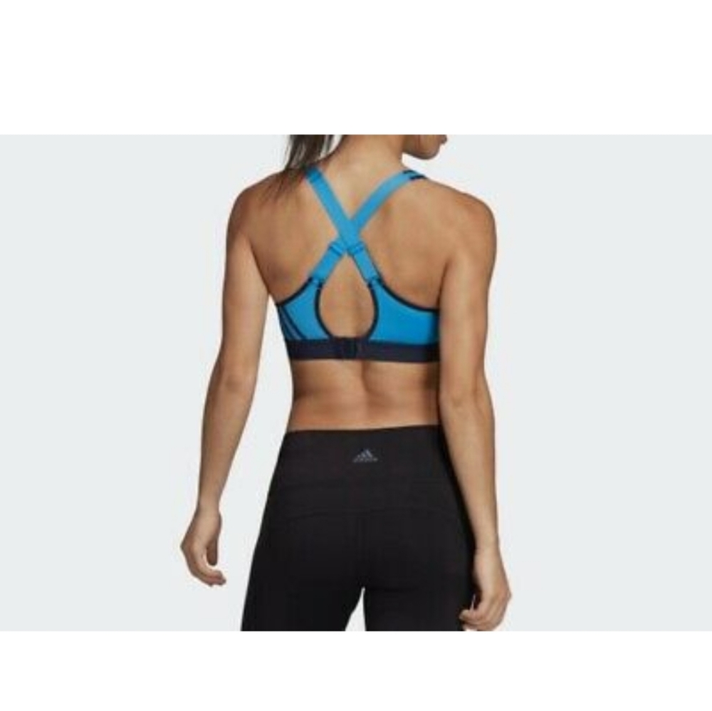 ADIDAS STRONGER DU3853 RACER SPORTS BRA TOP - Picture 6 of 12